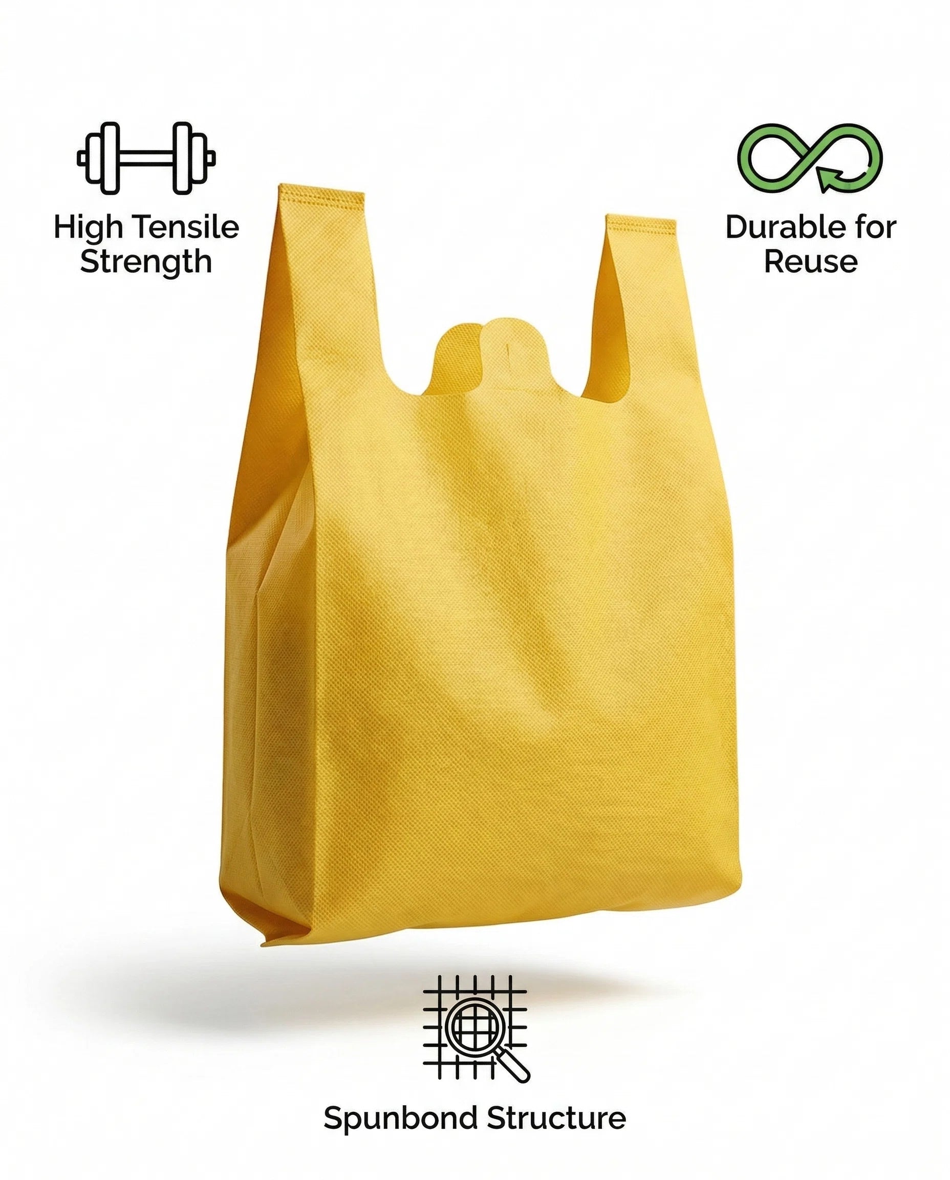 W-Cut Nonwoven Bags
